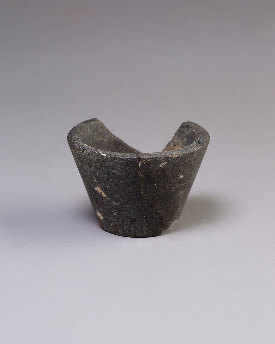 "Opening of the Mouth"  vessel of Perneb, Dark stone