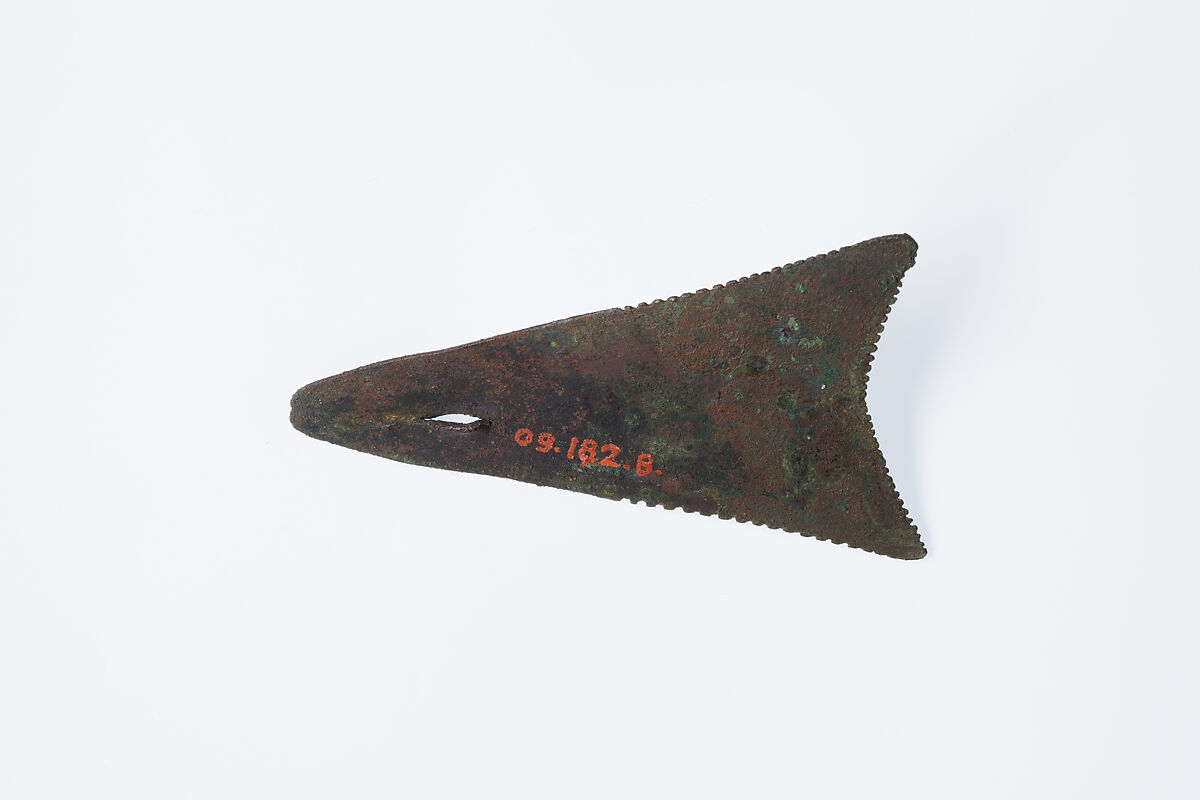 Fishtail knife, Copper alloy
