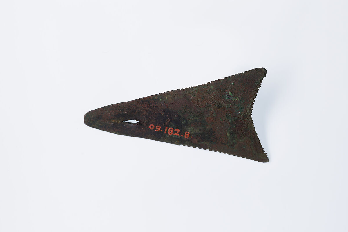 Fishtail knife, Copper alloy