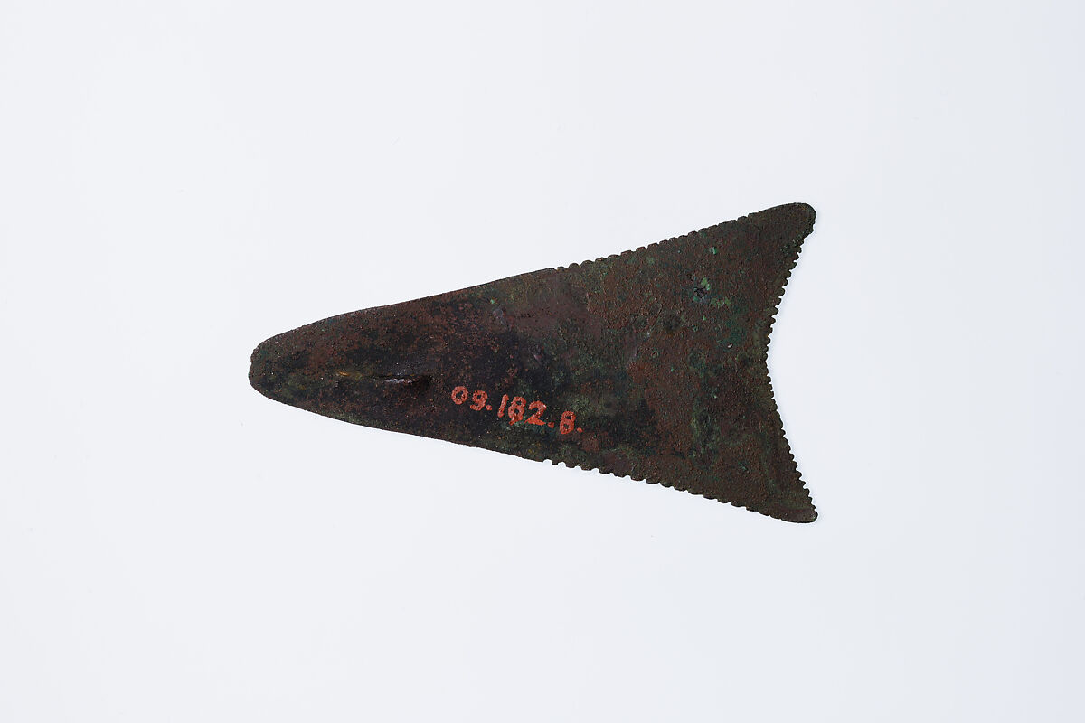 Fishtail knife, Copper alloy