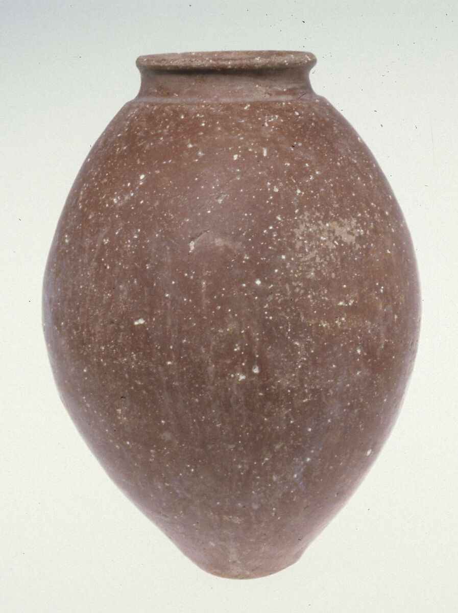 Red polished ware jar, Pottery 