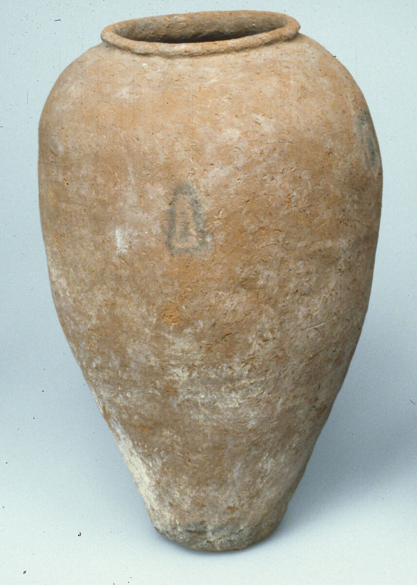 Rough ware jar, Pottery 