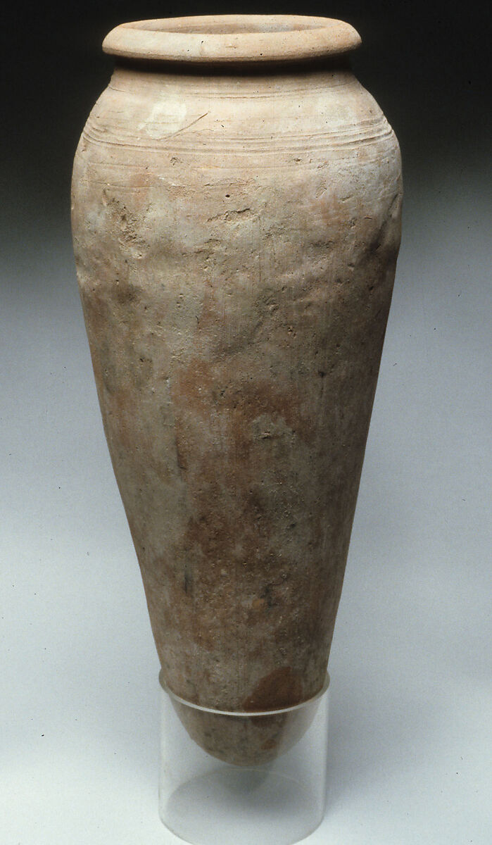 Large late ware storage jar, Pottery 