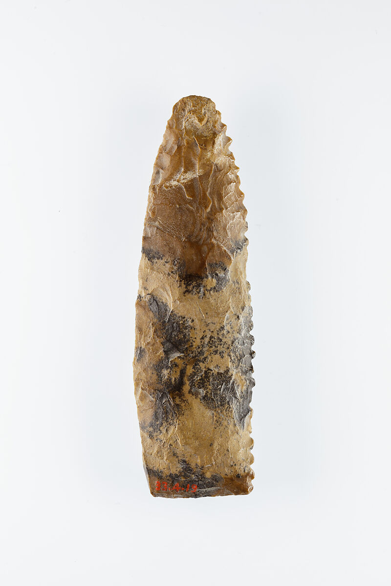 Bifacial Sickle Insert, Flint