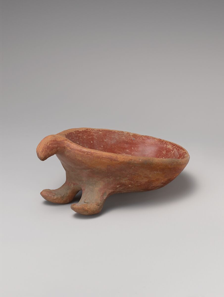 Bowl in the form of a turtle, Pottery 