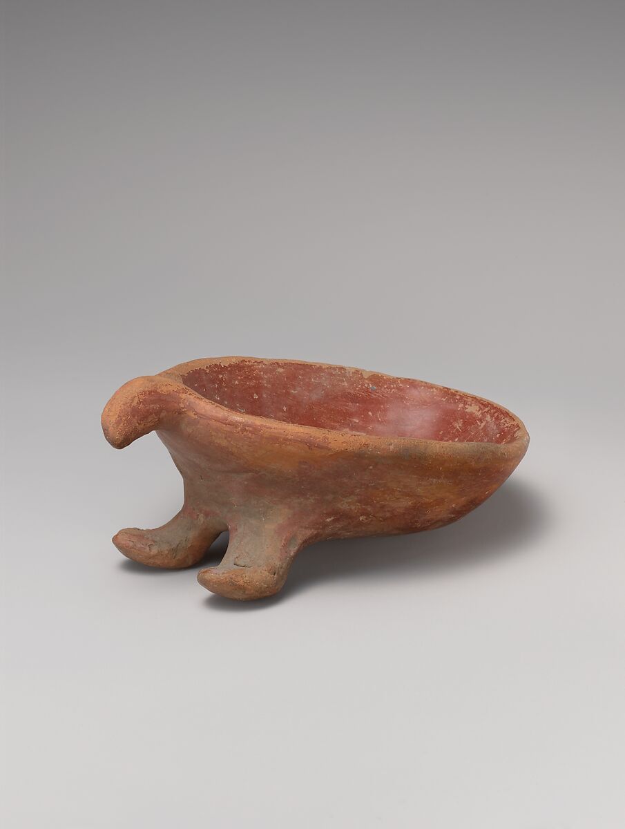 Bowl in the form of a turtle, Pottery