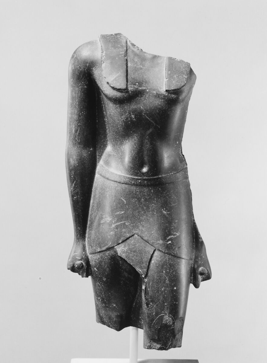 Torso of a king, Basalt