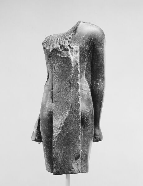 Torso of a king, Basalt