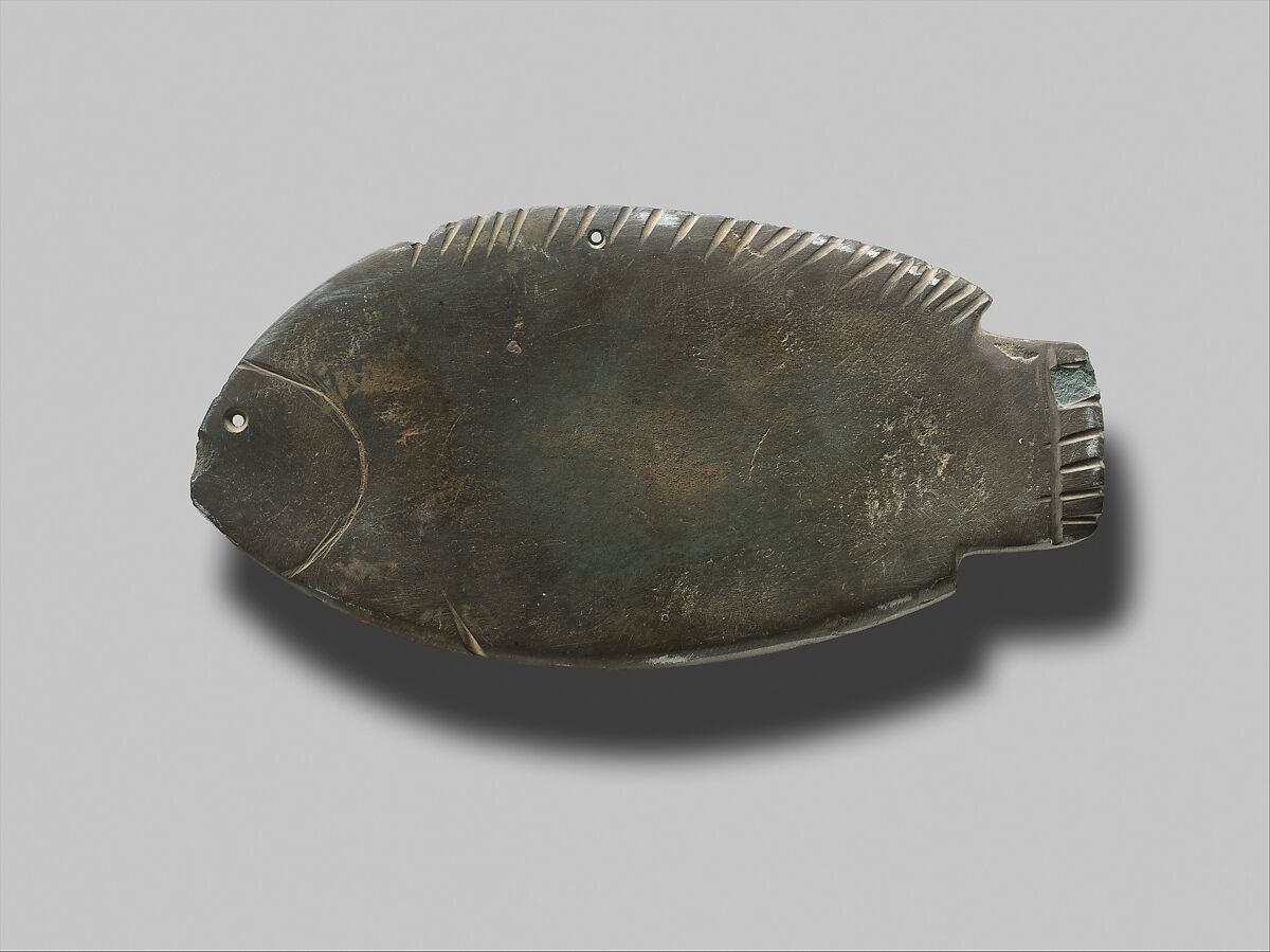 Fish-shaped palette, Greywacke 