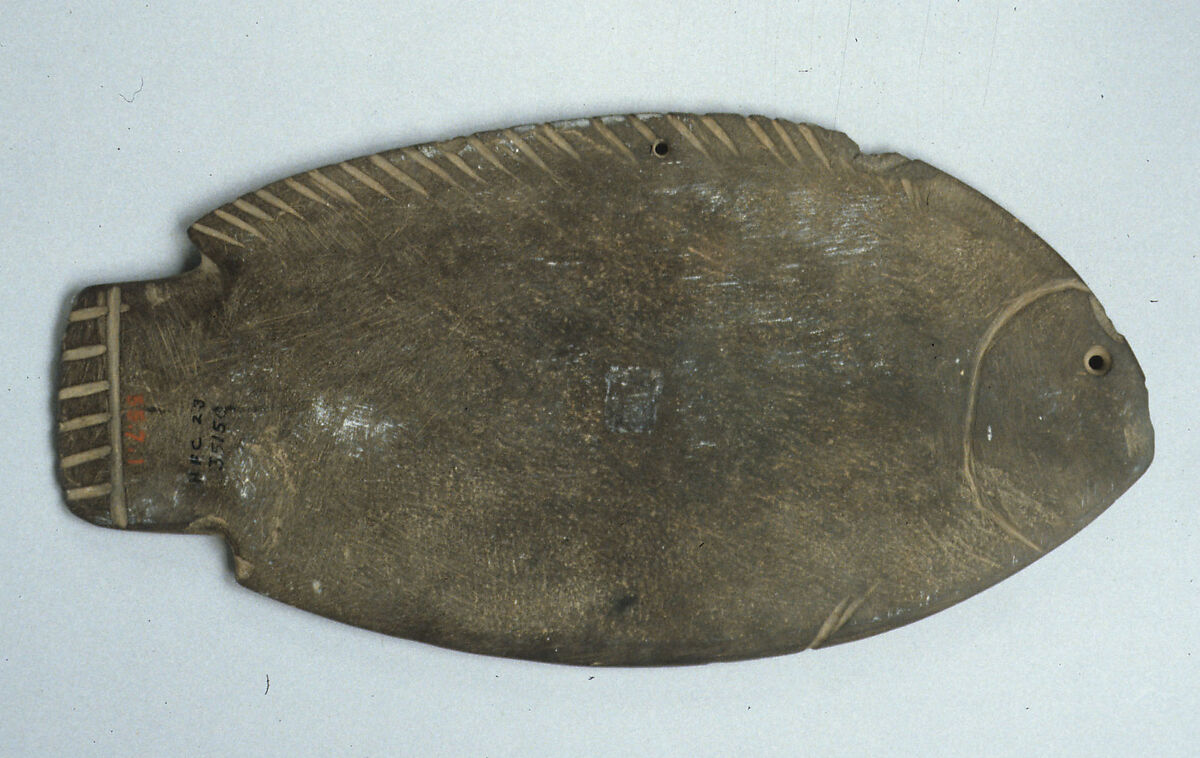 Fish-shaped palette, Greywacke