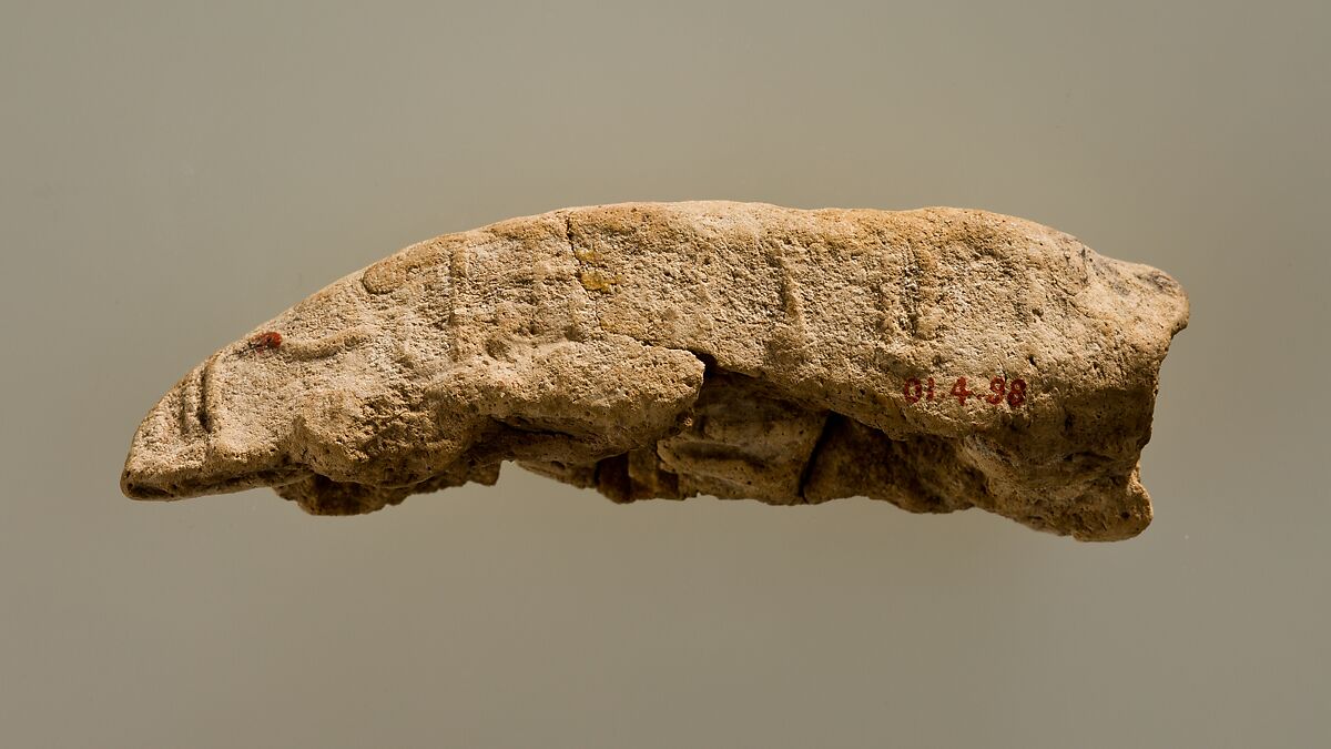 Clay jar sealing impressed with name of Khasekhemwy, Clay (unfired)