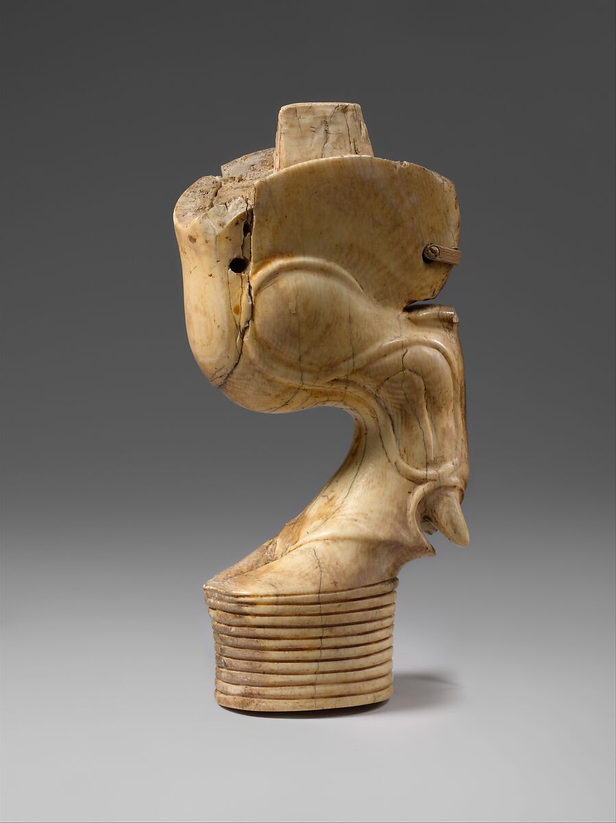 Leg from a bed or chair, Ivory (elephant)