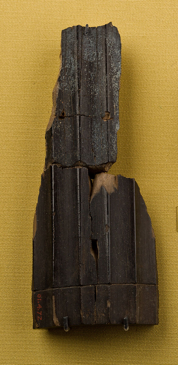Fragment of burned ivory furniture, Ivory 