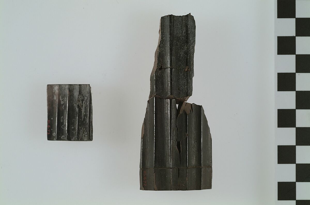 Fragment of burned ivory furniture, Ivory