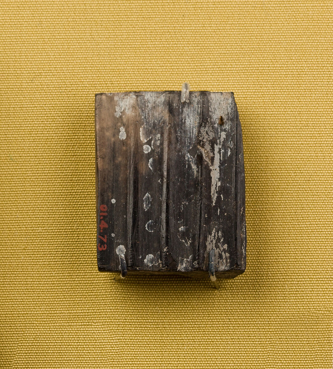 Fragment of burned ivory furniture, Ivory 