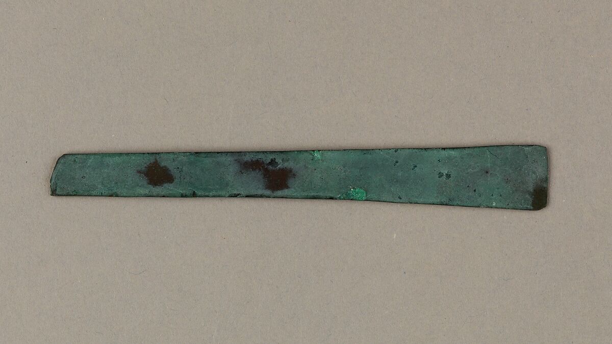 Model chisel, Copper alloy 