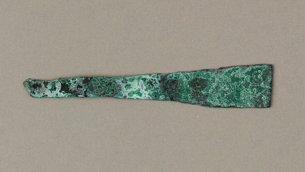 Model adze blade, Copper alloy