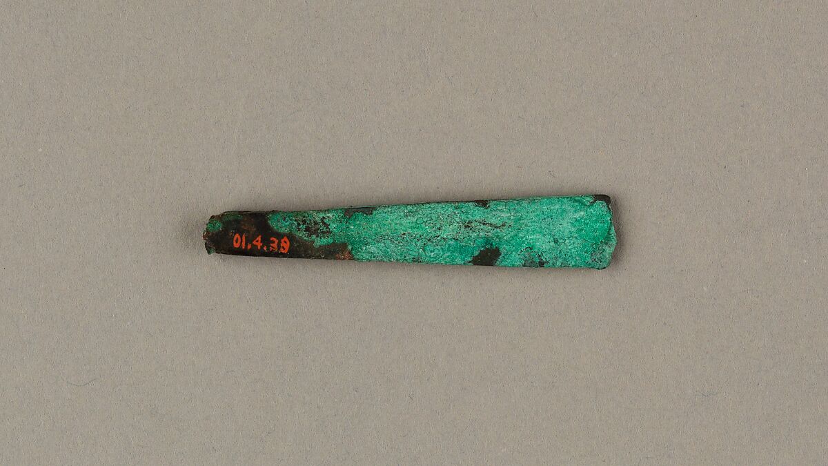 Model chisel, Copper alloy 