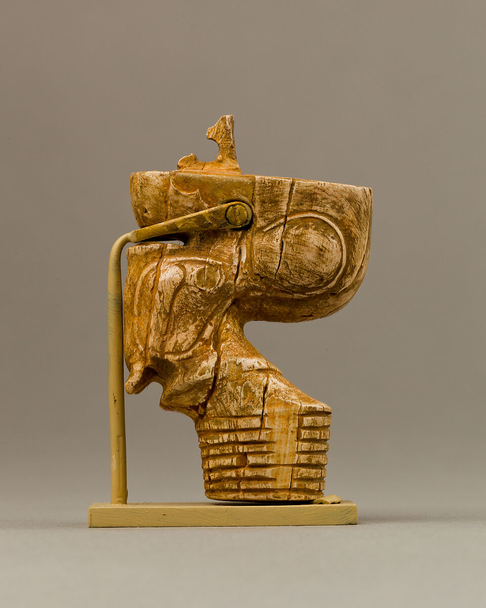 Furniture leg possibly from a game board, Ivory (elephant) 