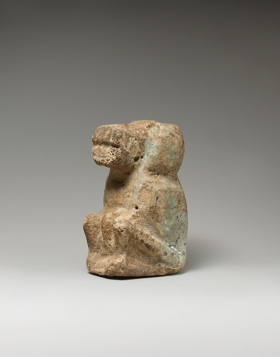 Baboon, Faience 