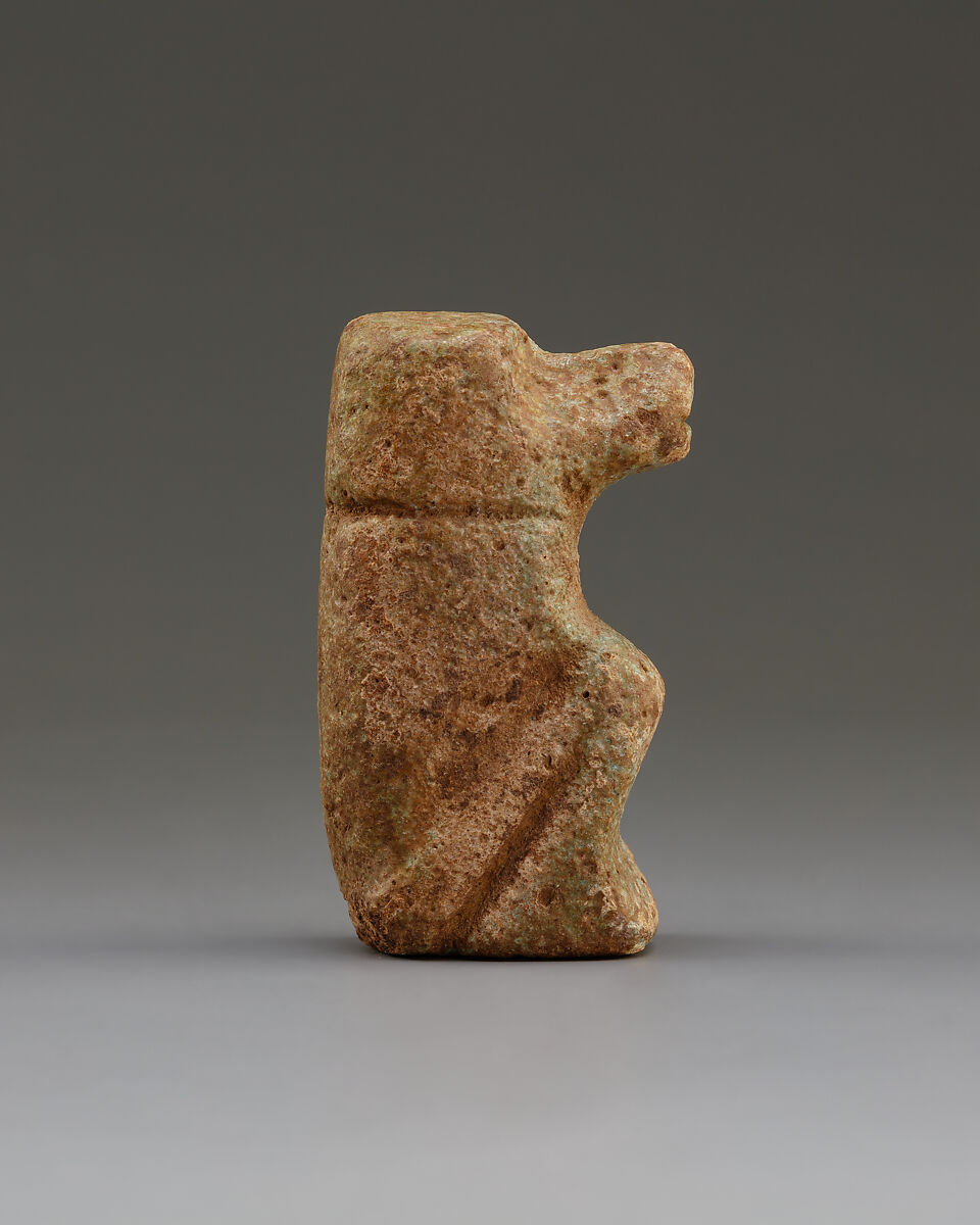 Baboon, Faience