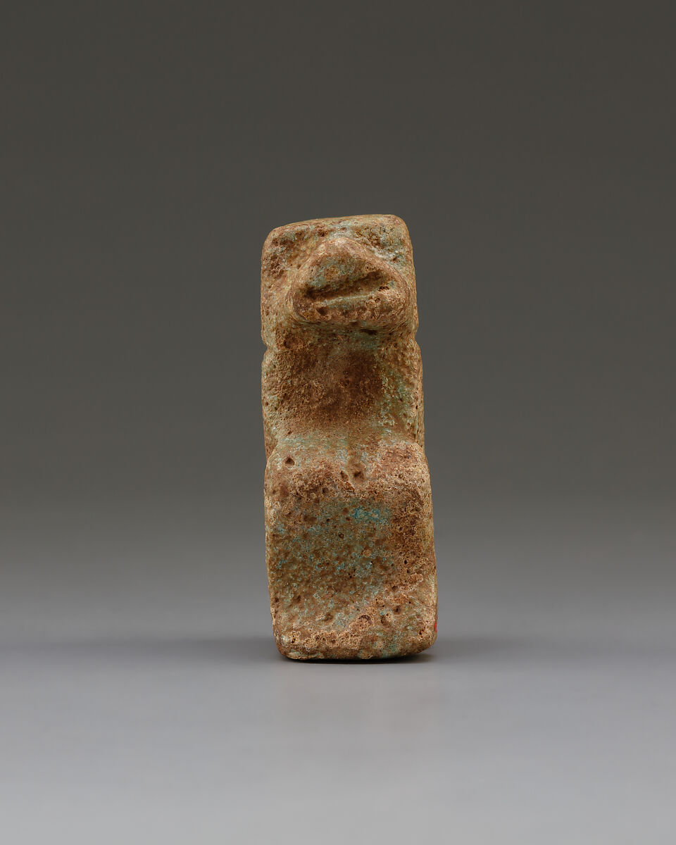 Baboon, Faience