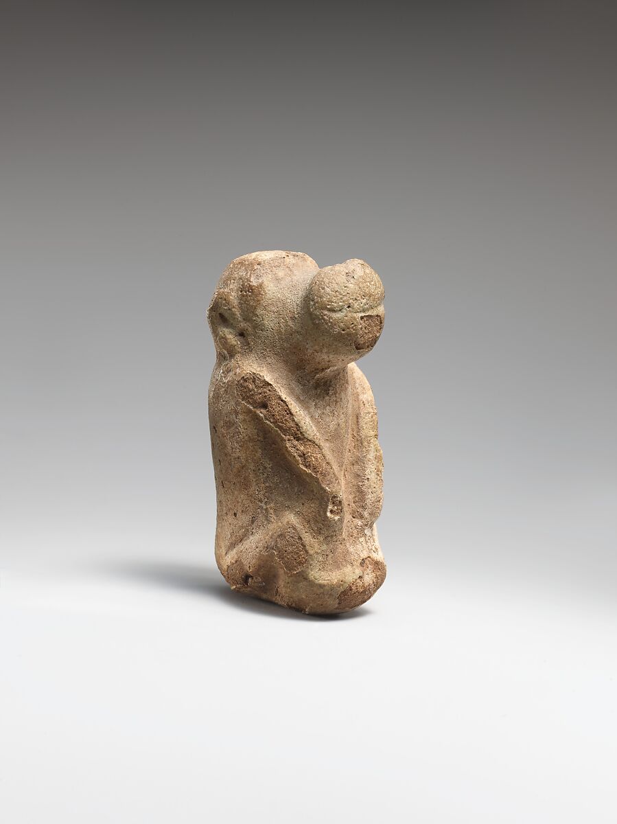 Juvenile Baboon, Faience 