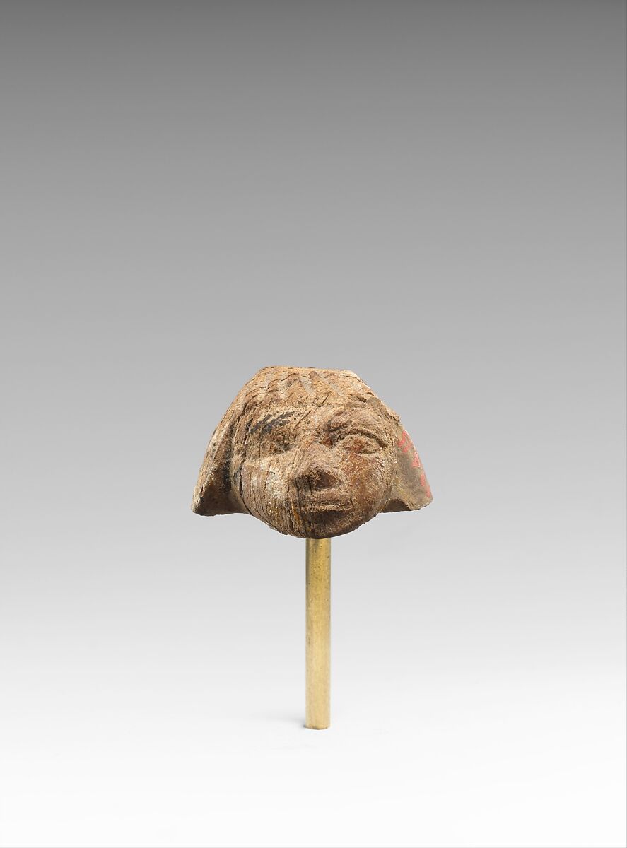 Head of a man, Wood 