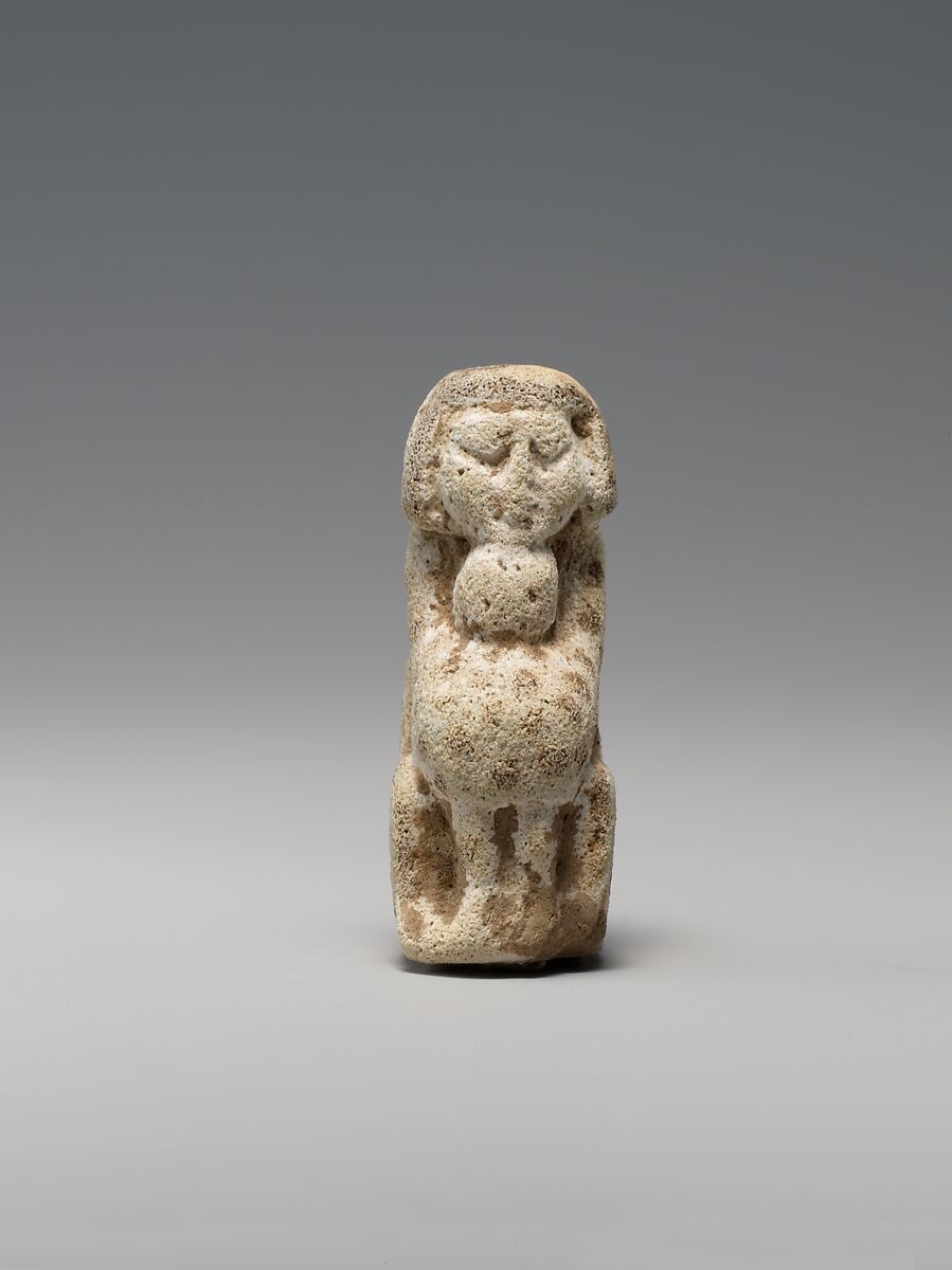 A Woman and Her Child, Faience 