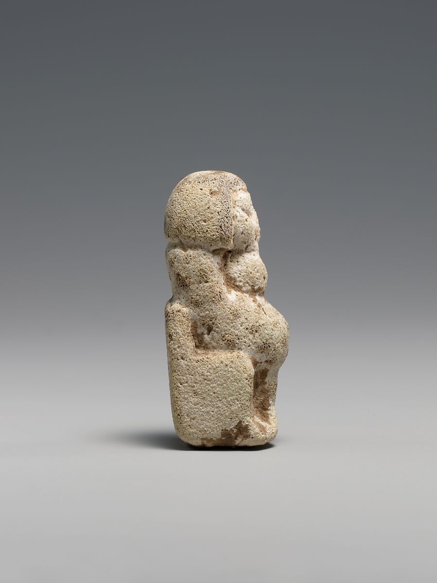 A Woman and Her Child, Faience