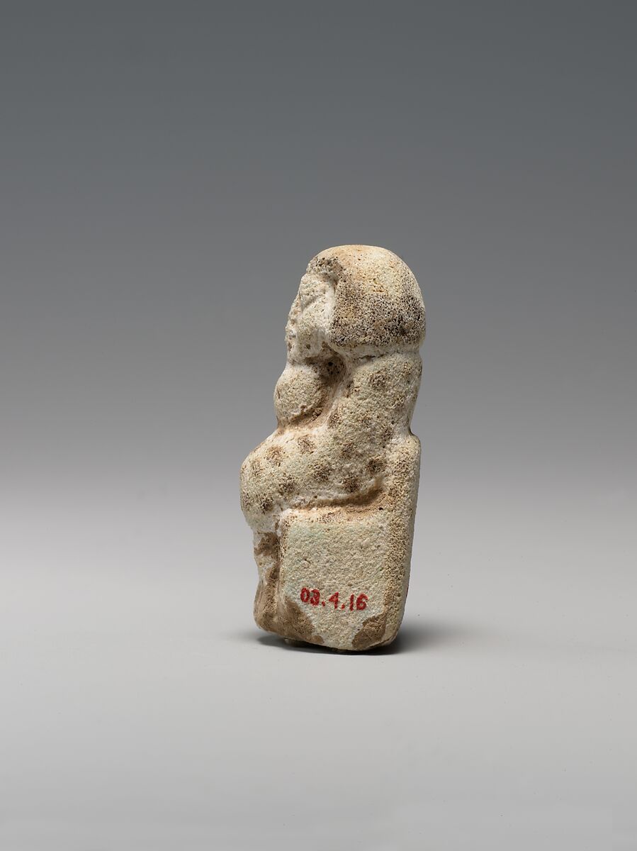 A Woman and Her Child, Faience