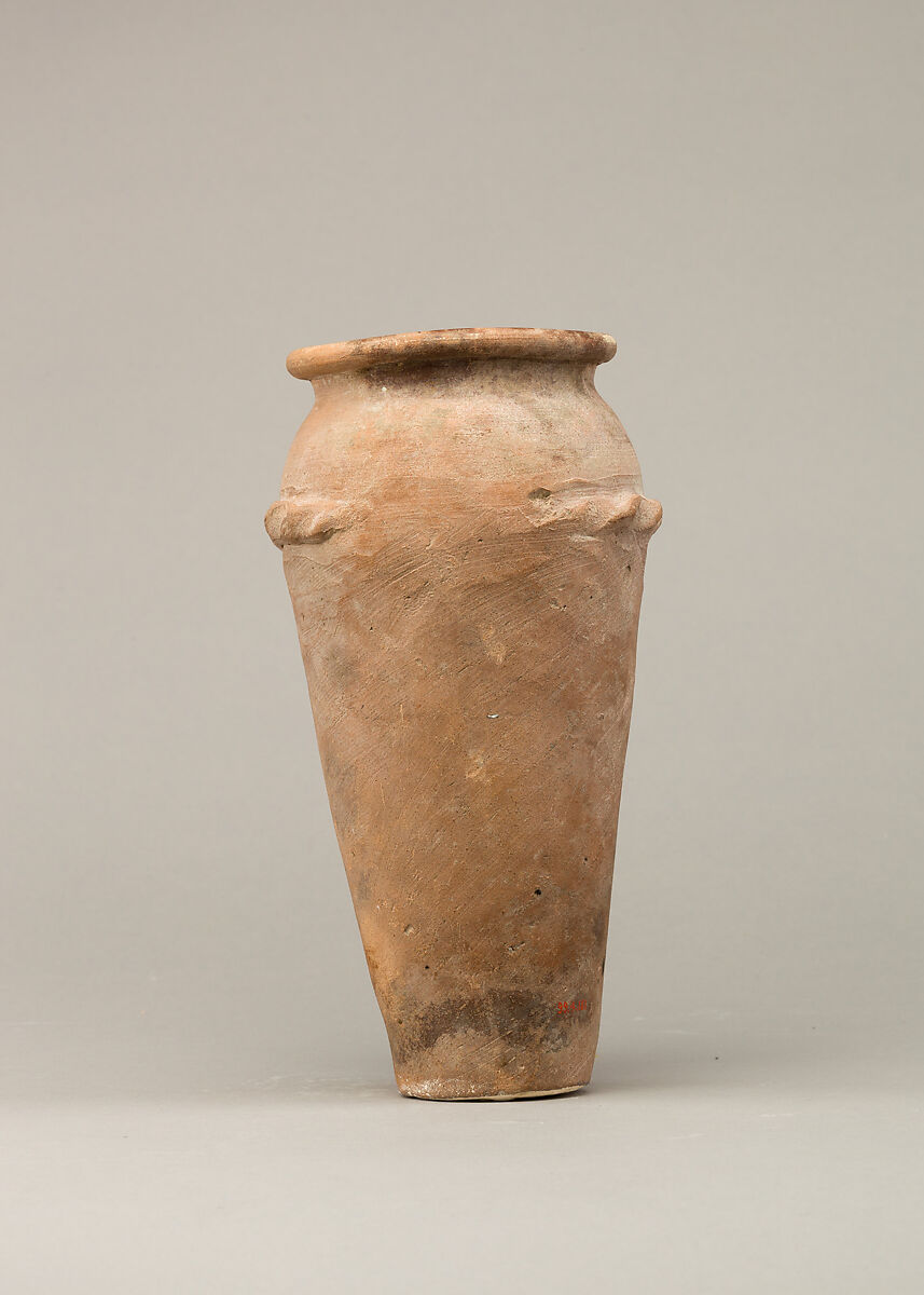 Wavy-handled jar, Pottery