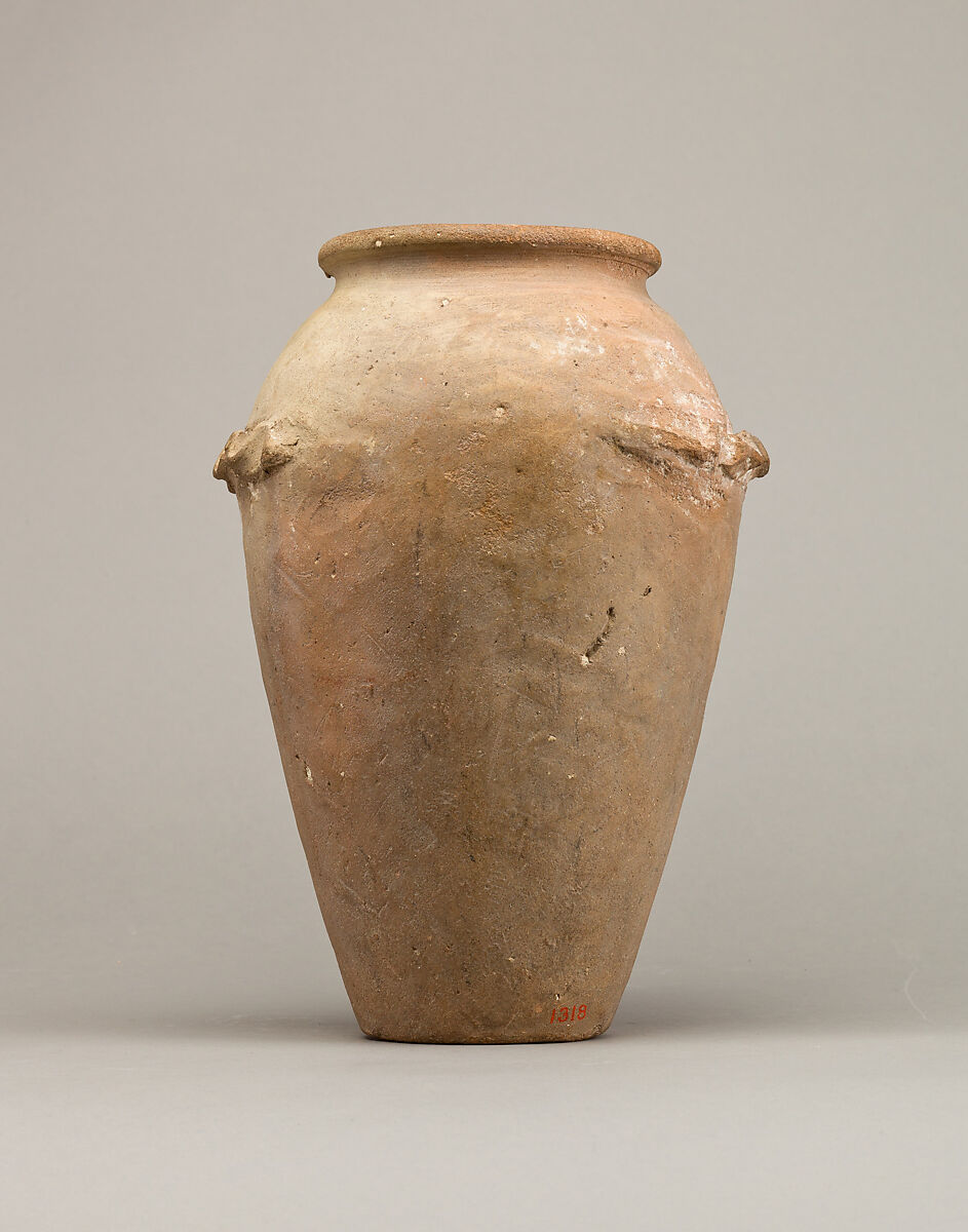 Wavy-handled jar, Pottery 