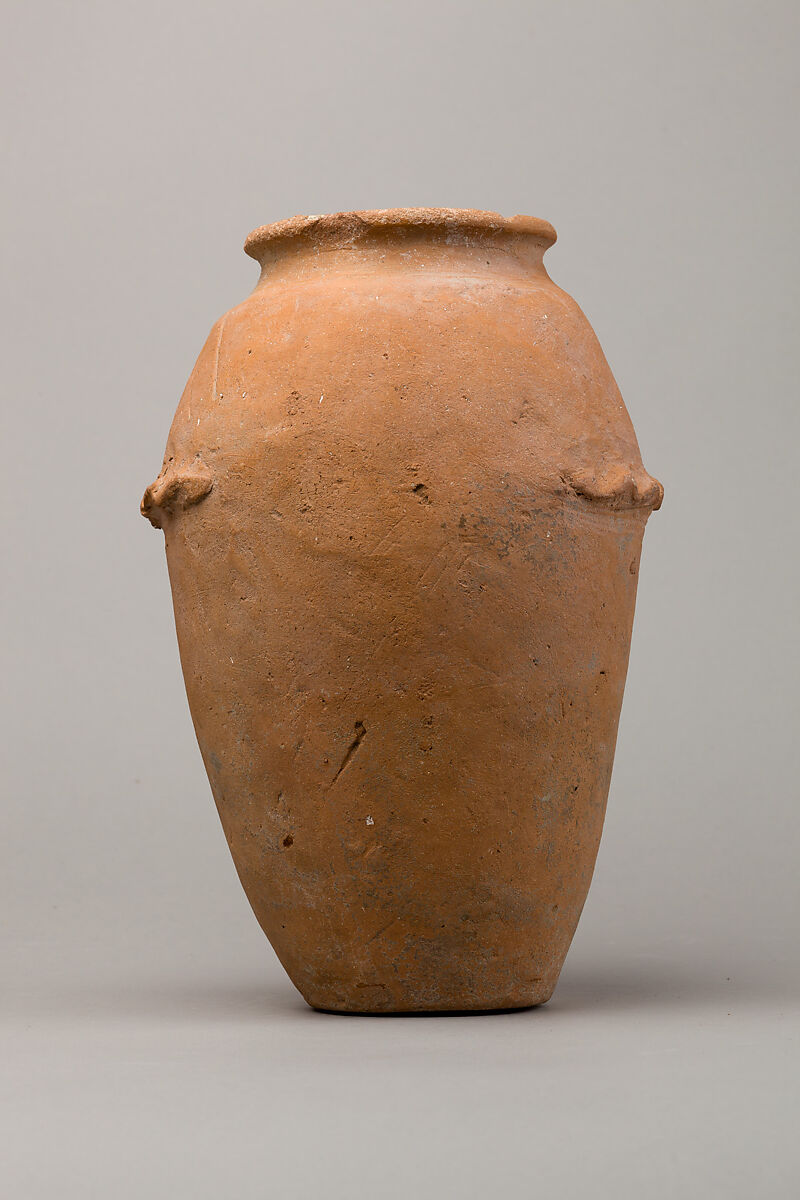 Wavy-handled jar, Pottery