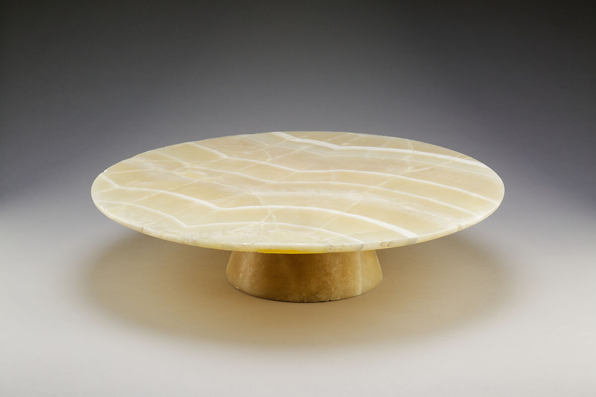 Low table, Travertine (Egyptian alabaster)