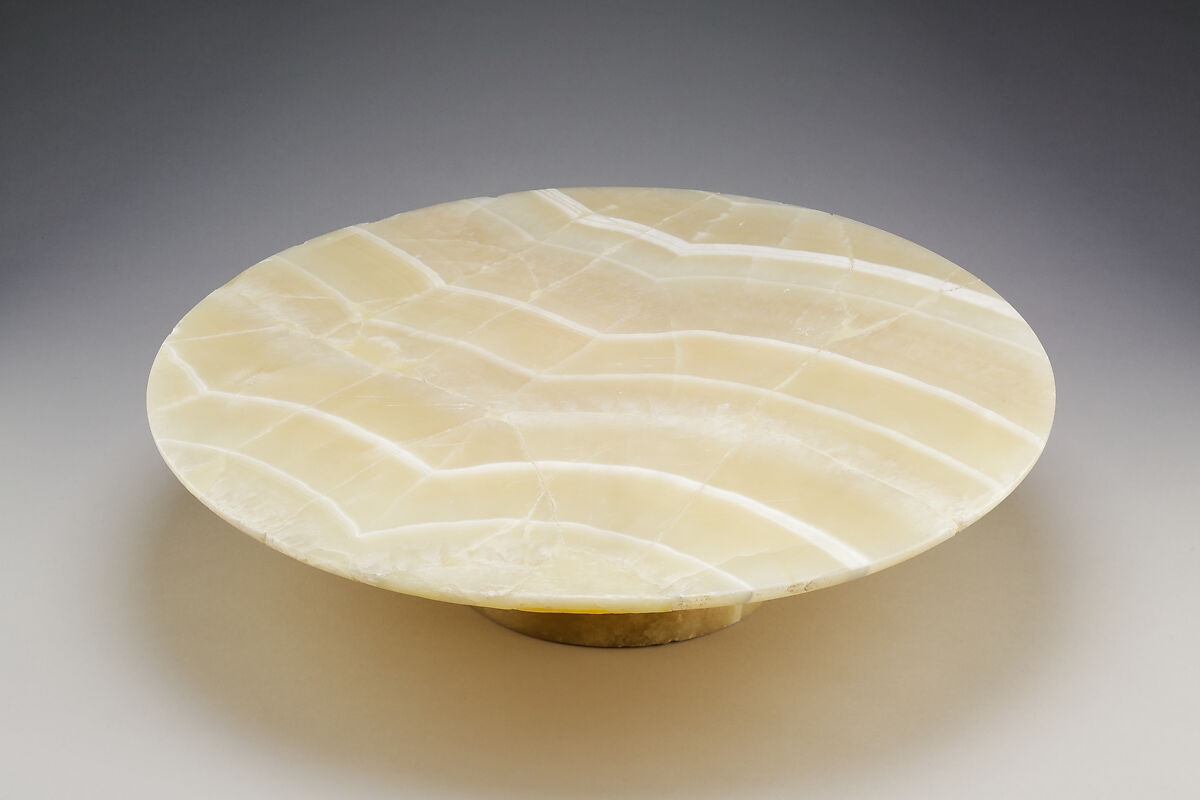 Low table, Travertine (Egyptian alabaster)