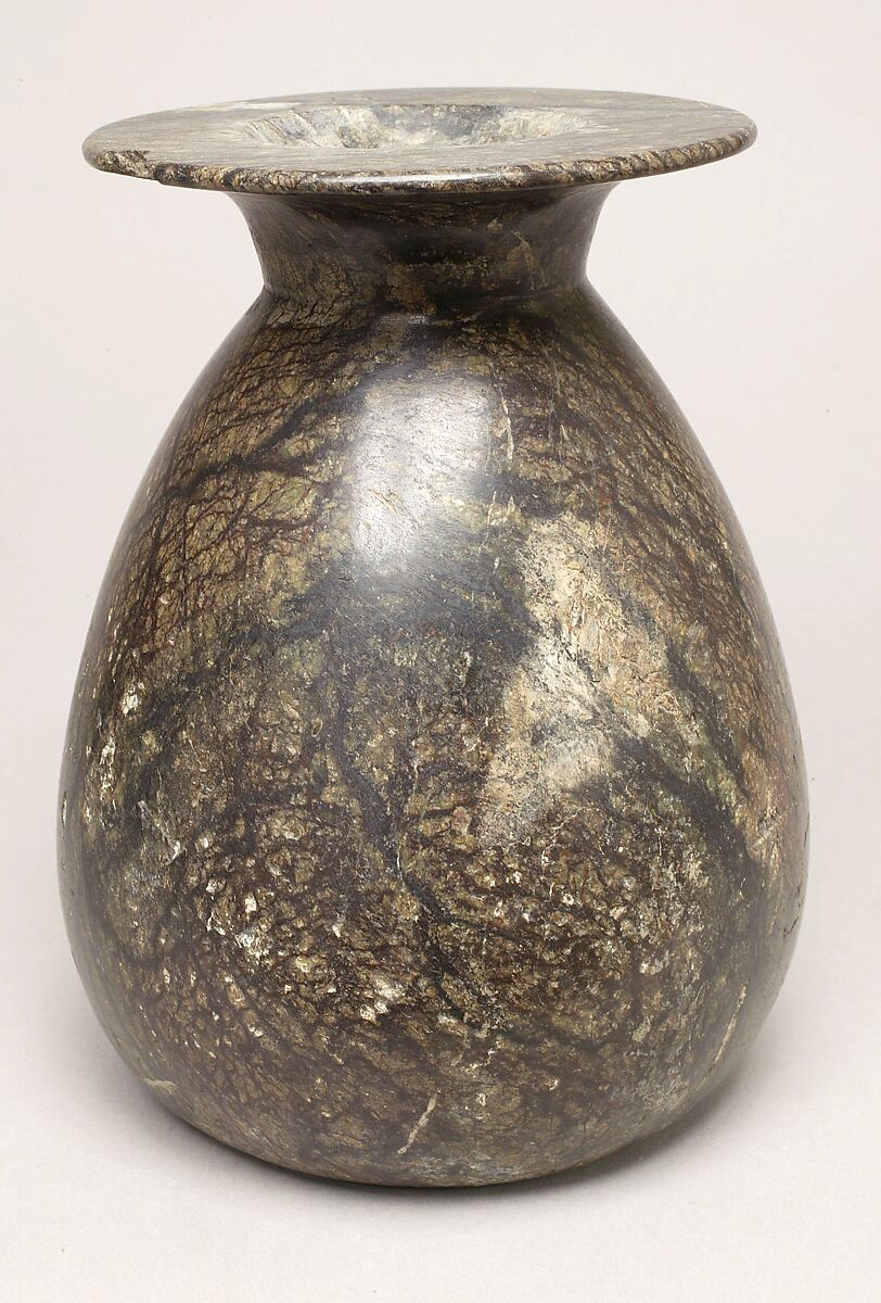 Piriform Stone Jar, Serpentinite