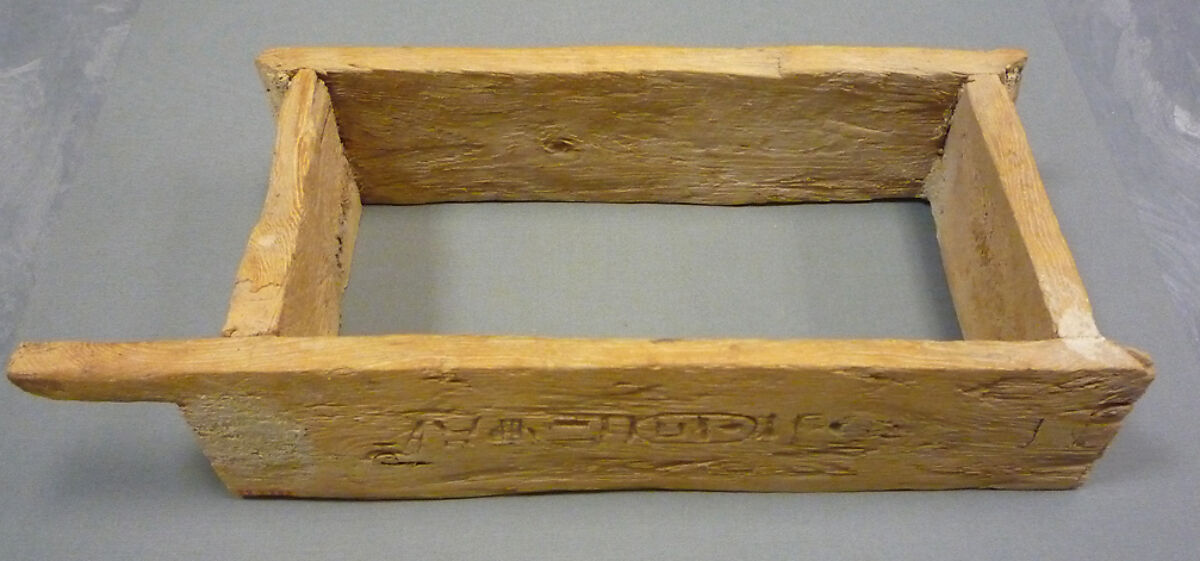Brick Mold from a Foundation Deposit for Hatshepsut's Temple, Wood
