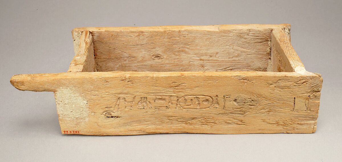 Brick Mold from a Foundation Deposit for Hatshepsut's Temple, Wood 