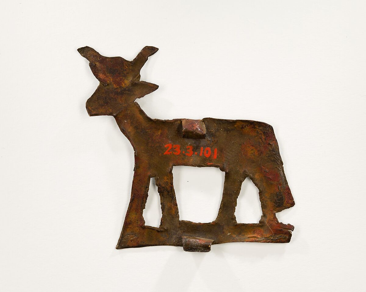 Cow plaque, Bronze