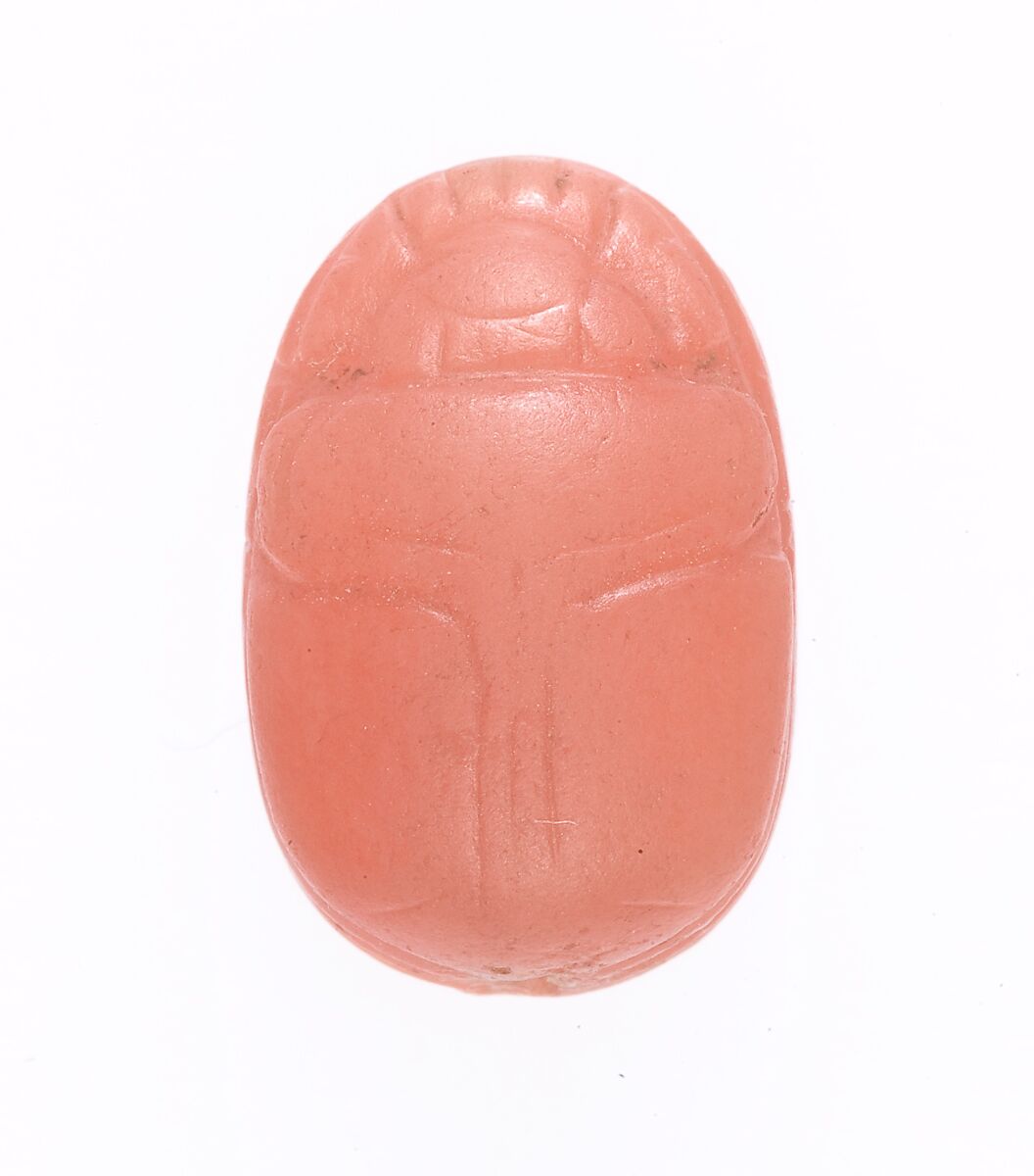 Scarab Inscribed With a Private Name (?), Red jasper or carnelian