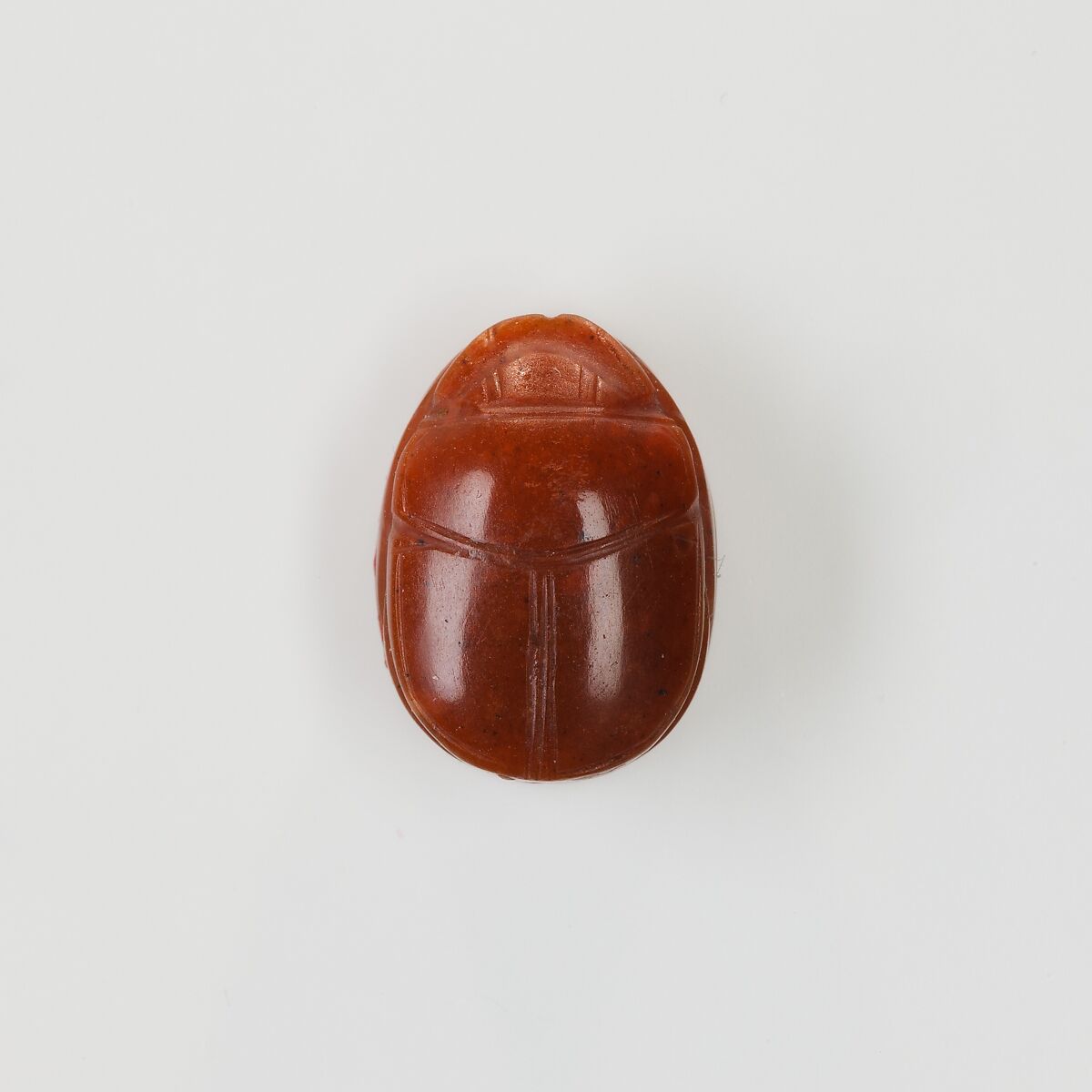 Scarab with Tilapia Fish, Jasper (red)