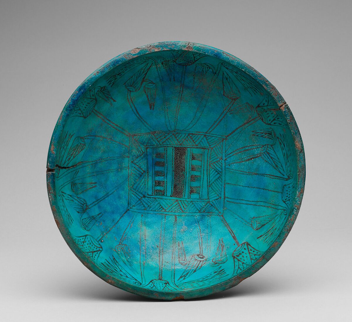 Marsh Bowl, Faience 