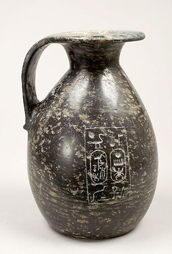 Piriform jug with cartouche of Thutmose III