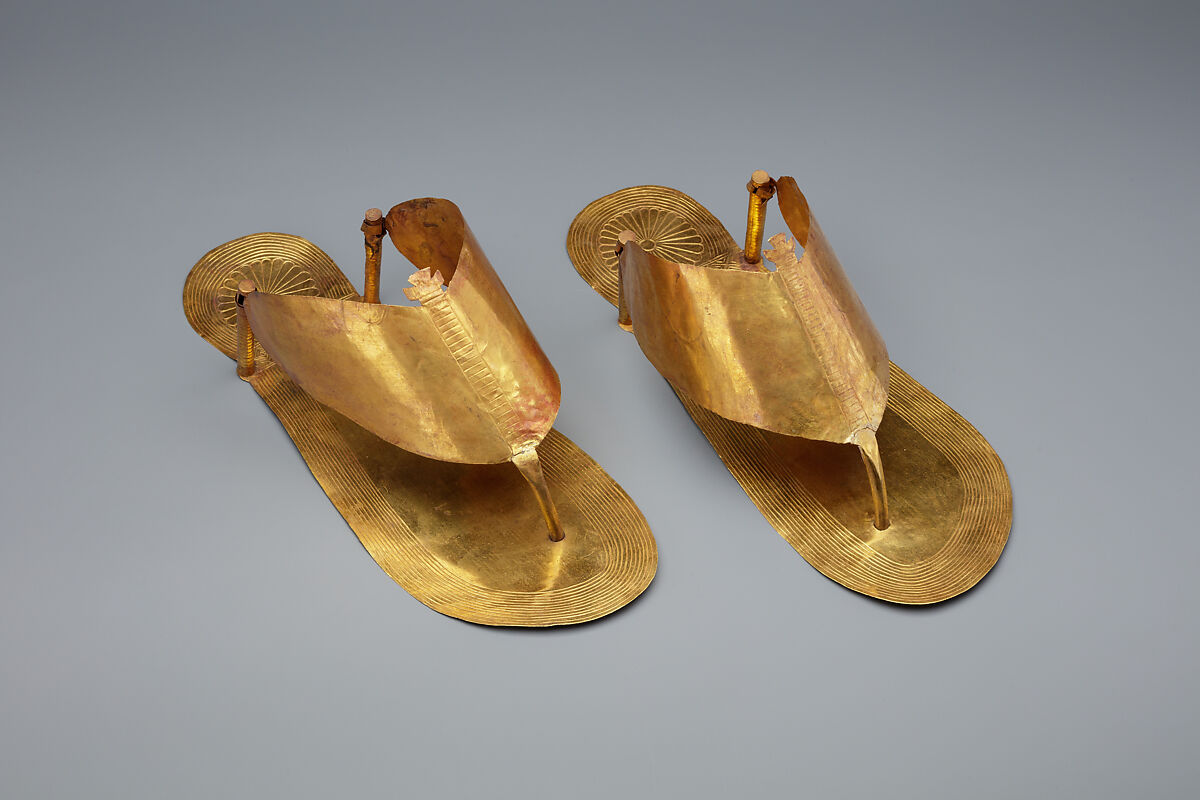 Sandals, Gold sheet 