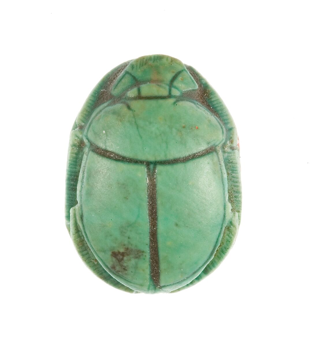 Scarab Inscribed for the King's Daughter Neferure, Steatite (glazed)