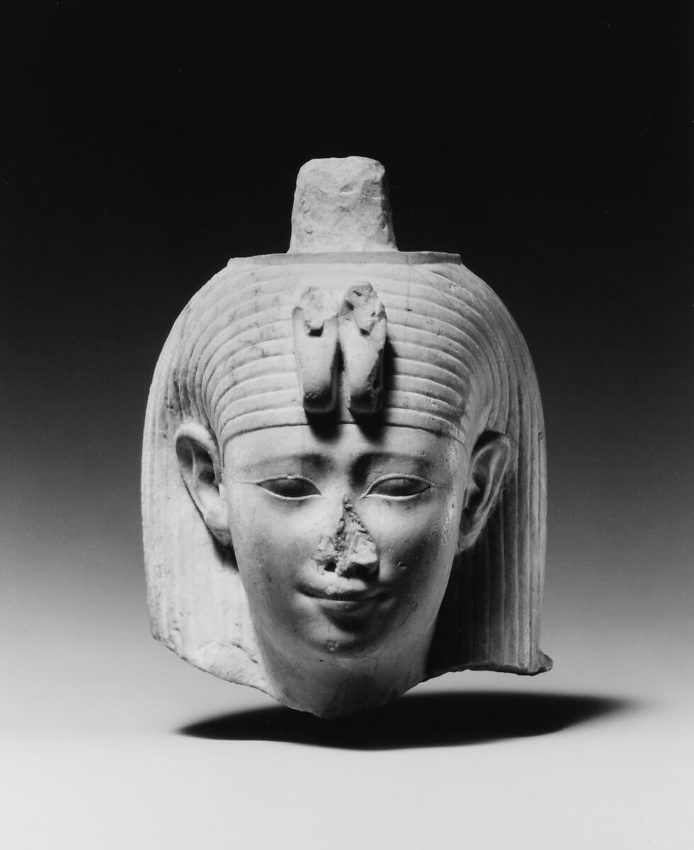 Head Attributed to Arsinoe II, Limestone (Indurated)