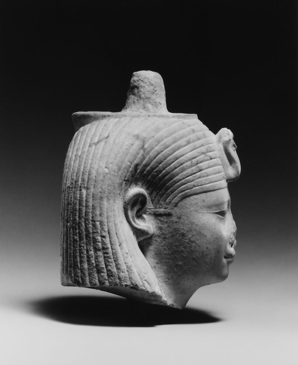 Head Attributed to Arsinoe II, Limestone (Indurated)