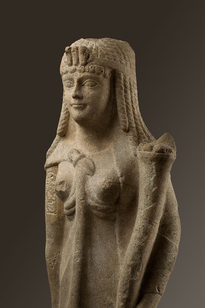 Statue of a Ptolemaic Queen, perhaps Cleopatra VII, Dolomitic limestone
