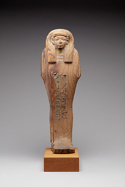 Osiride Figure Presented by the King to His Foster Brother, Wood, paint 